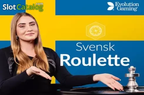 Svensk Roulette Live Casino (Evolution Gaming) слот