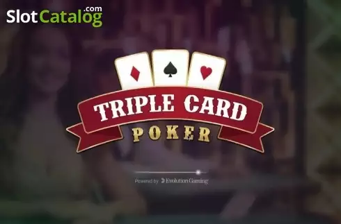 Triple Card Poker Live Casino (Evolution Gaming) логотип