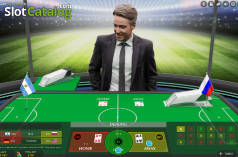 Скрин2. Football Studio слот