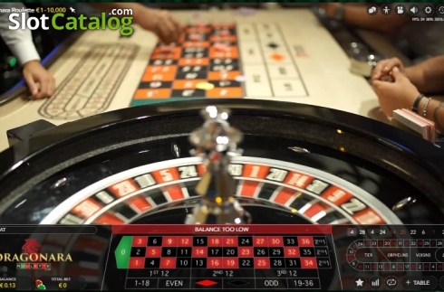 Скрин2. Dragonara Roulette слот