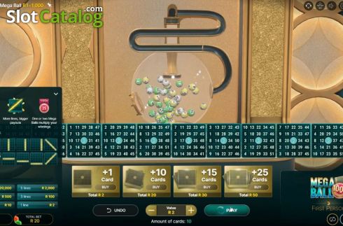 Скрин3. Mega Ball First Person слот