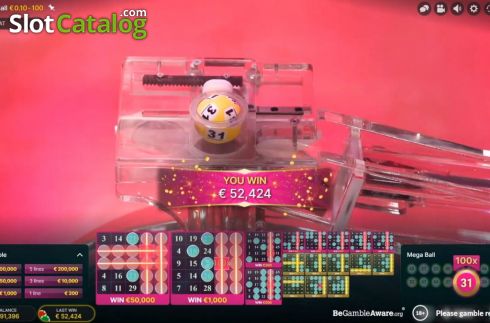Скрин6. Mega Ball (Evolution Gaming) слот