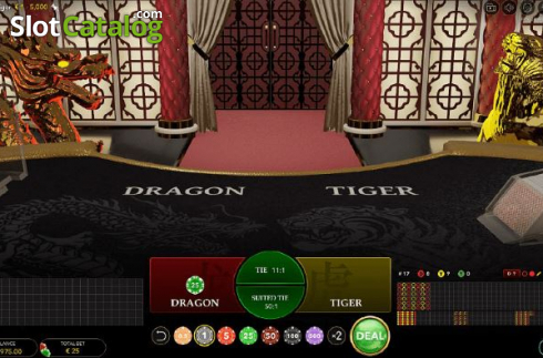 Скрин2. Dragon Tiger First Person слот