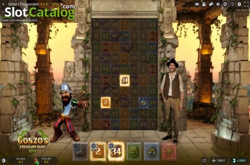 Скрин7. Gonzo's Treasure Hunt слот