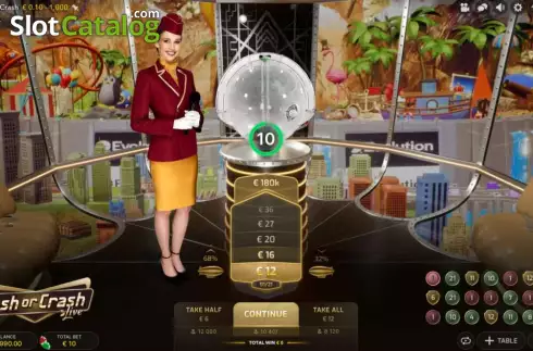Скрин4. Cash or Crash Live слот