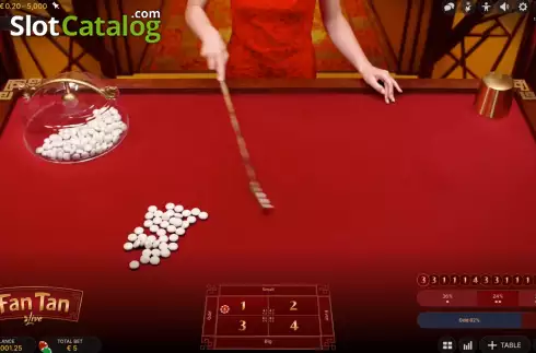 Скрин4. Fan Tan Live слот