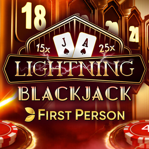 First Person Lightning Blackjack логотип