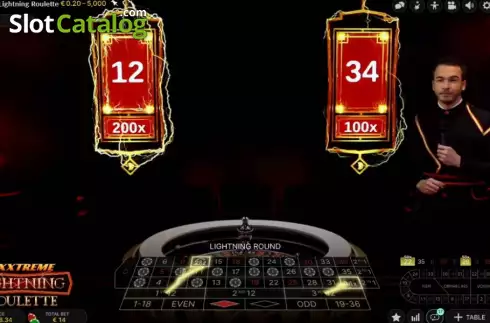 Скрин2. Xxxtreme Lightning Roulette слот