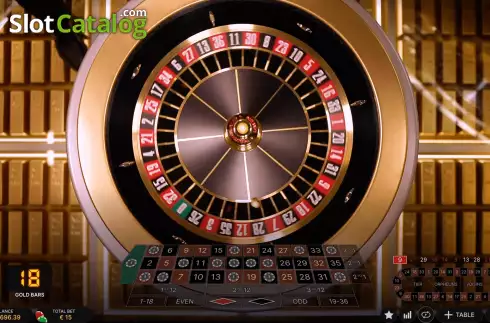 Скрин4. Gold Bar Roulette слот