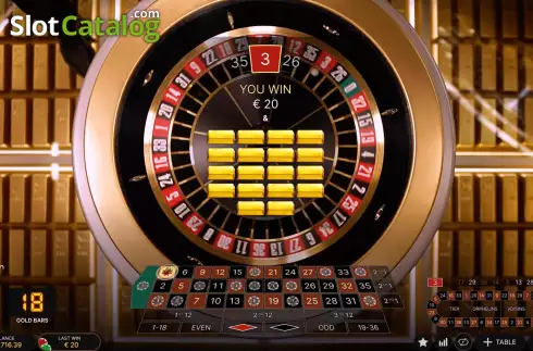 Скрин5. Gold Bar Roulette слот