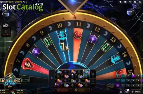 Скрин7. Lightning Storm Live слот