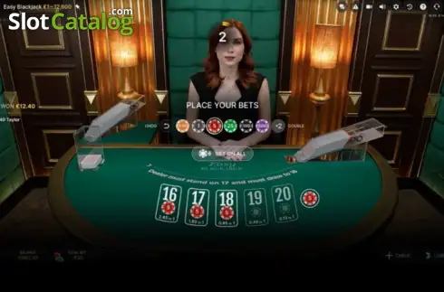Скрин2. Easy Blackjack слот