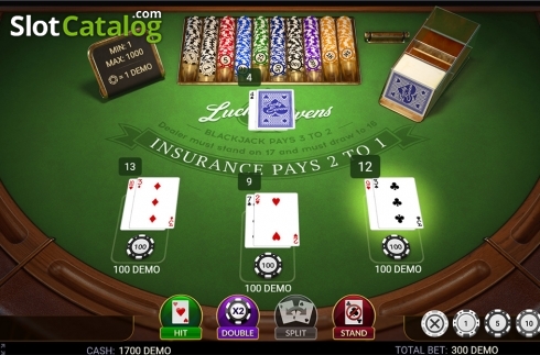 Скрин3. Blackjack Lucky Sevens слот