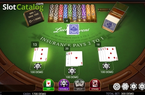 Скрин4. Blackjack Lucky Sevens слот