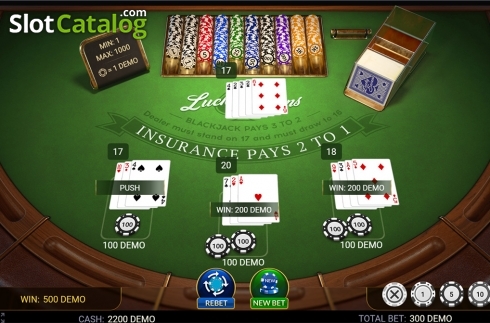 Скрин5. Blackjack Lucky Sevens слот