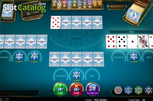 Скрин4. Russian Poker (Evoplay Entertainment) слот