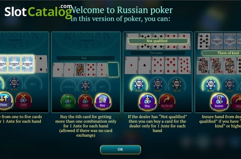 Скрин2. Russian Poker (Evoplay Entertainment) слот