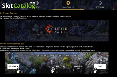 Скрин7. Courier Sweeper слот