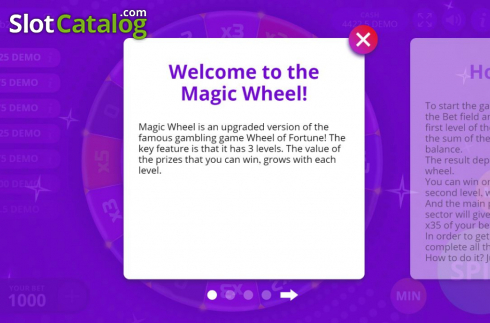 Скрин5. Magic Wheel (Evoplay) слот