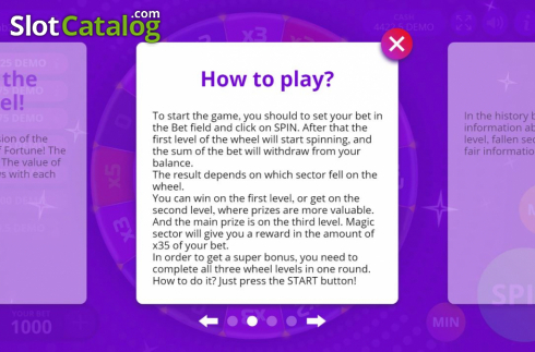 Скрин6. Magic Wheel (Evoplay) слот