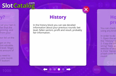 Скрин7. Magic Wheel (Evoplay) слот