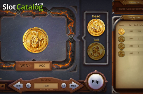 Скрин2. Head & Tails (Evoplay Entertaiment) слот