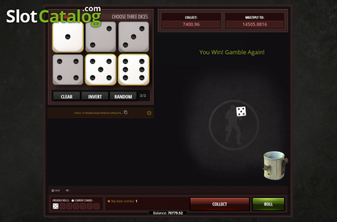 Скрин4. Roll the Dice (Evoplay Entertainment) слот