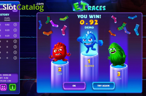 Скрин4. E.T. Races слот