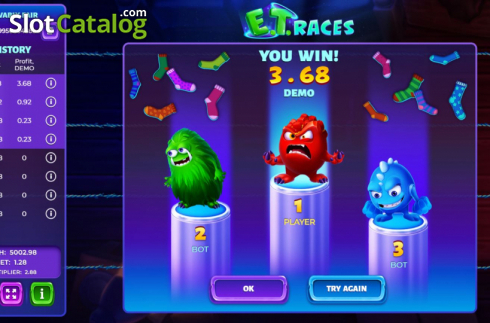 Скрин5. E.T. Races слот