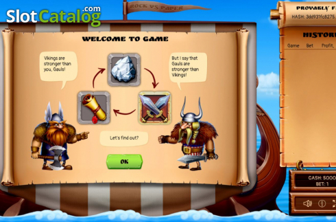 Скрин4. Rock vs Paper: Viking’s mode слот