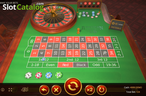 Скрин2. American Roulette 3D (Evoplay) слот