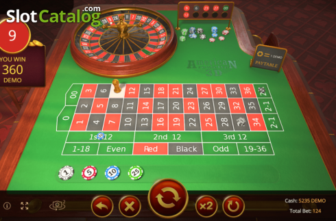 Скрин4. American Roulette 3D (Evoplay) слот