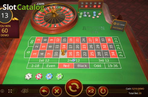 Скрин5. American Roulette 3D (Evoplay) слот