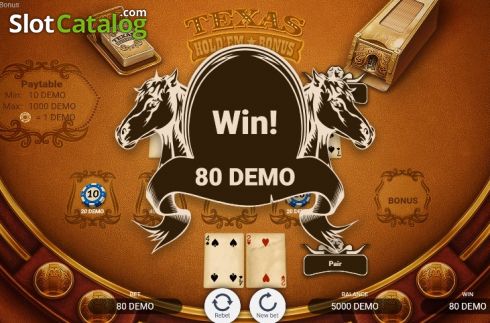 Скрин3. Texas Holdem Bonus слот