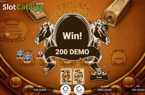 Скрин5. Texas Holdem Bonus слот