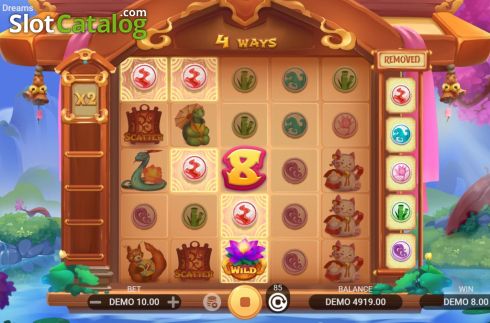 Скрин4. Valley of Dreams слот