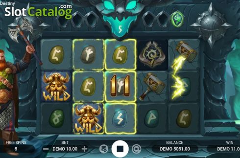 Скрин3. Runes of Destiny слот
