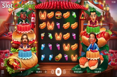 Скрин3. Food Feast слот