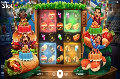 Скрин2. Food Feast слот