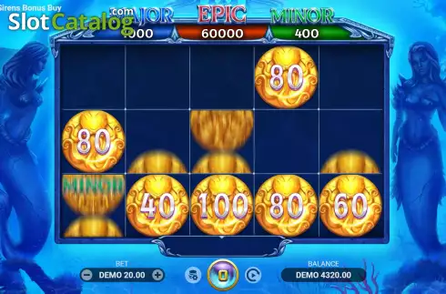 Скрин5. Gold of Sirens Bonus Buy слот