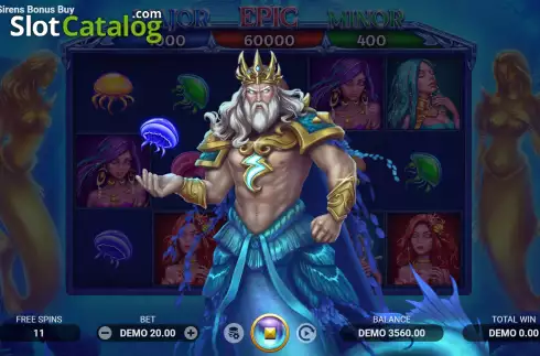 Скрин6. Gold of Sirens Bonus Buy слот