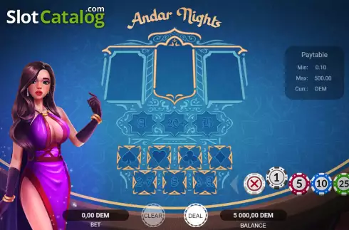 Скрин2. Andar Nights слот