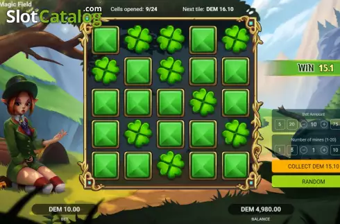Скрин5. Patrick's Magic Field слот