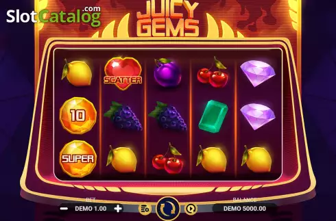 Скрин3. Juicy Gems слот
