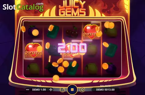 Скрин4. Juicy Gems слот