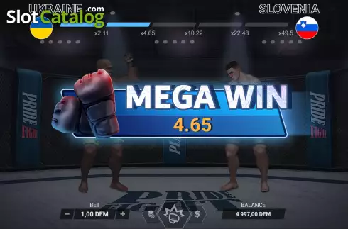 Скрин7. Pride Fight слот