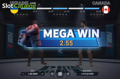 Скрин9. Pride Fight слот