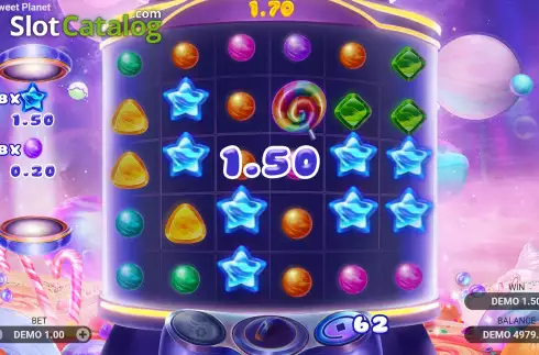 Скрин5. Candy Dreams Sweet Planet слот