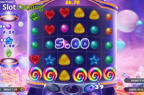 Скрин8. Candy Dreams Sweet Planet слот