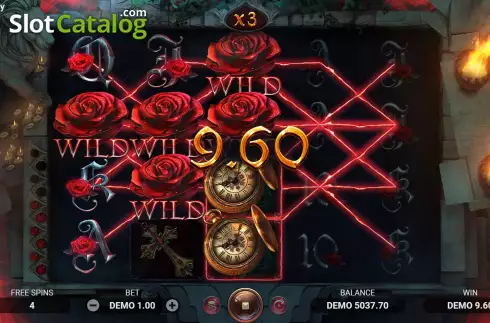 Скрин8. Redrose Sanctuary слот